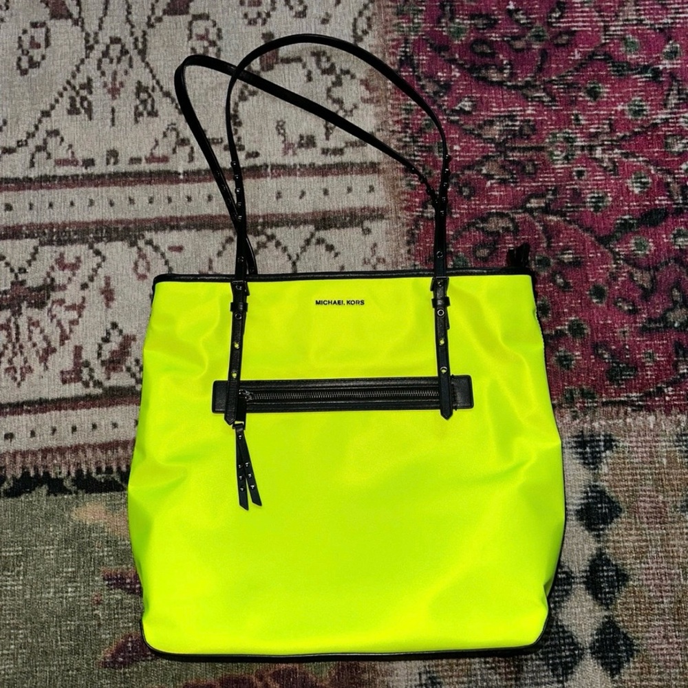 Michael Kors Neon Tote Bag